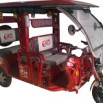 red-electric-rickshaw
